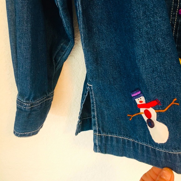 🎄VTG y2k frosty snowman holiday shirt - Picture 4 of 7